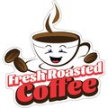 Signmission Fresh Roasted CoffeeConcession Stand Food Truck Sticker, 8" x 4.5", D-DC-8 Fresh Roasted Coffee19 D-DC-8 Fresh Roasted Coffee19